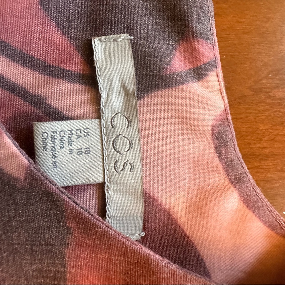 COS Multicolor Abstract Pattern Fabric - image 4